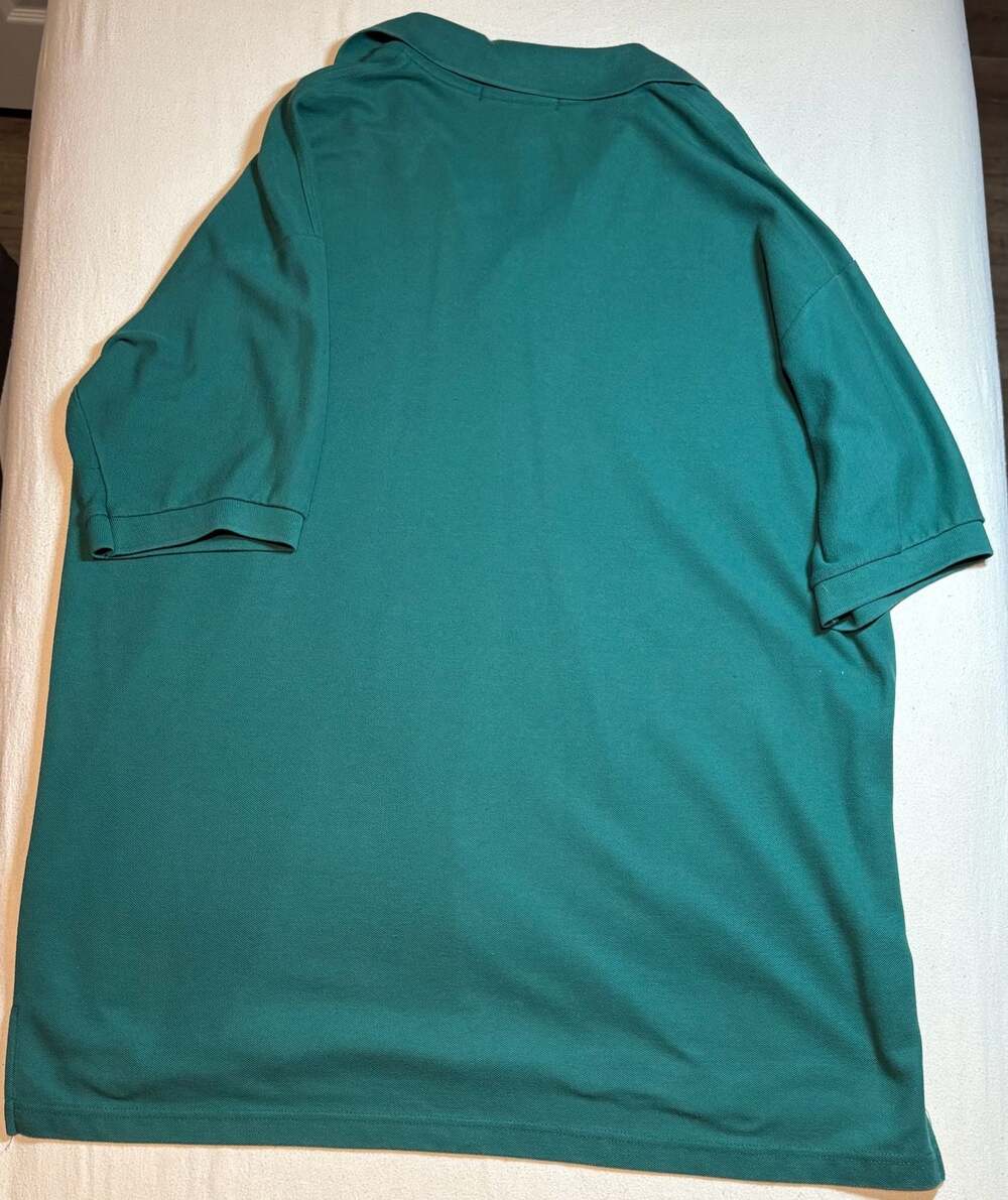 Ralph Lauren XXL Green Piqué Short Sleeve Polo Shirt - Picture 5 of 10